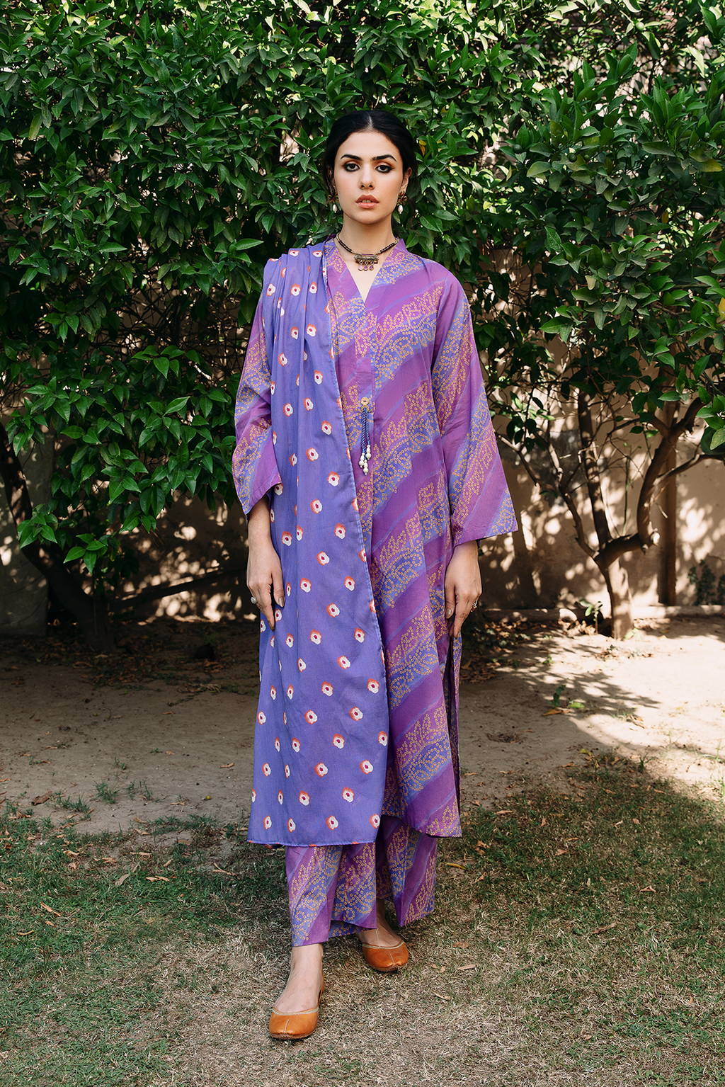 3 Piece - Digital Printed Lawn Suit P1127