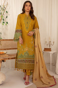 3 Piece - Dyed Embroidered Khaddar Suit PB940