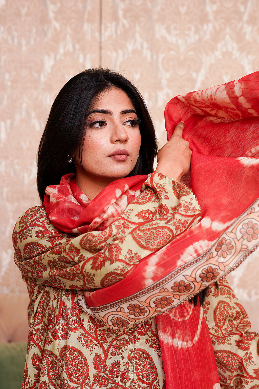 3 Piece - Digital Printed Textured Lawn Suit P1121A