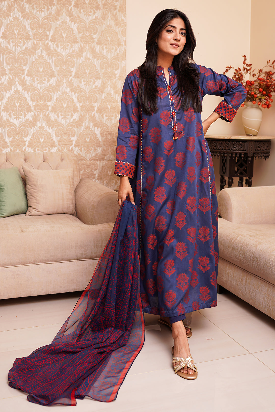 2 Piece - Jacquard Suit P1082   (SO)
