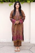 2 Piece - Embroidered Korean Raw Silk Suit L0955 (SO)