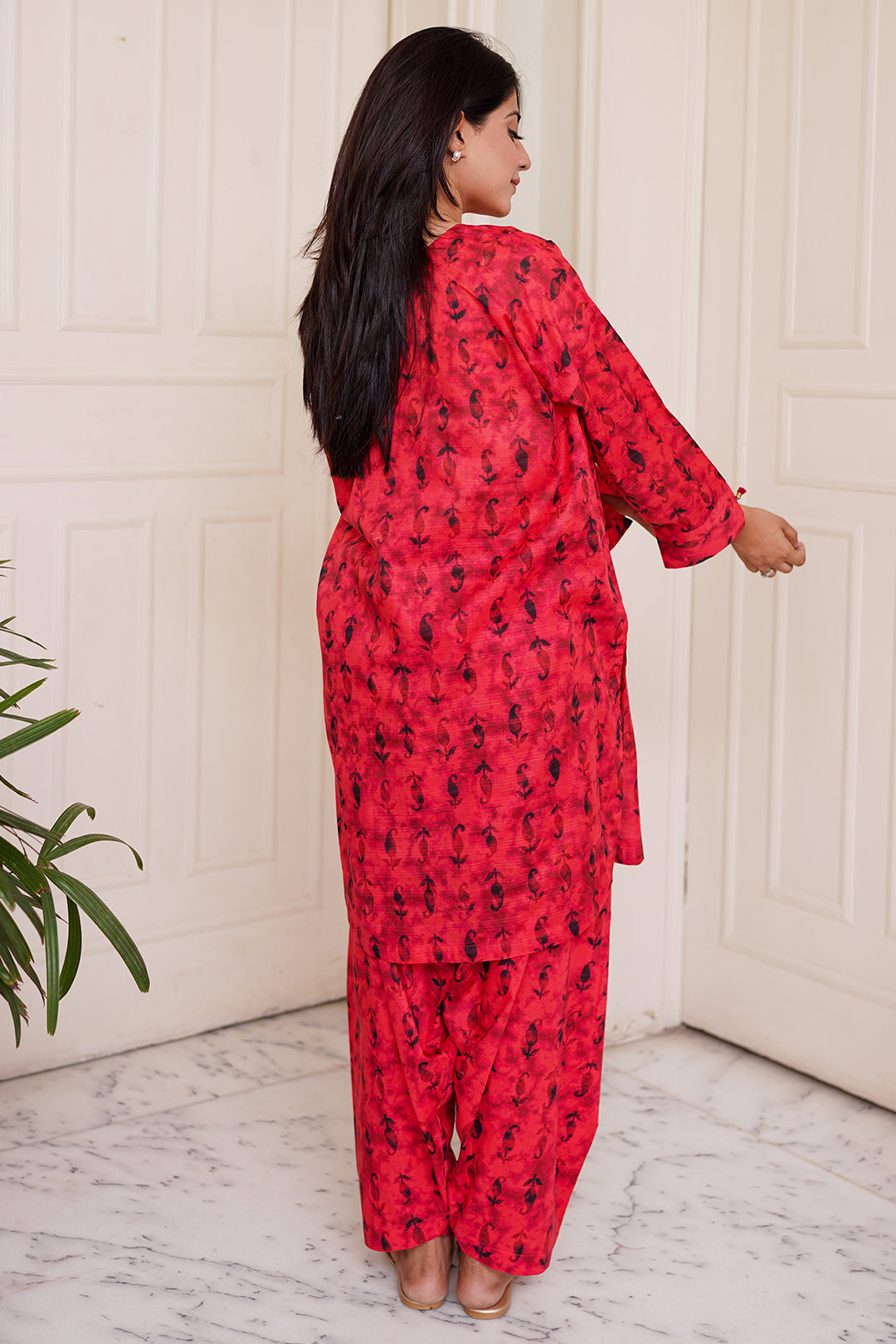 3 Piece - Digital Printed Textured Lawn Suit P1096 (SO)