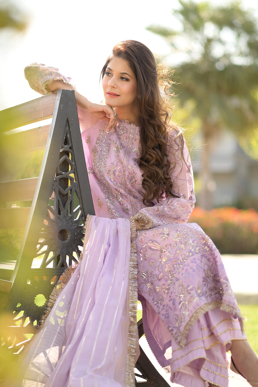 4 Piece - Embroidered Organza Suit L0956 (SO)