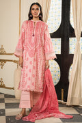 3 Piece - Digital Printed Cotton Cambric Suit U0754