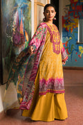 3 Piece - Embroidered Digital Printed Lawn Suit U0763
