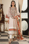 3 Piece - Digital Printed Cotton Cambric Suit U0838A (SO)