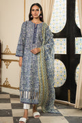 2 Piece - Digital Printed Cotton Cambric Suit U0840A