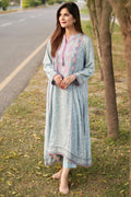 2 Piece - Digital Printed Linen Suit U0862