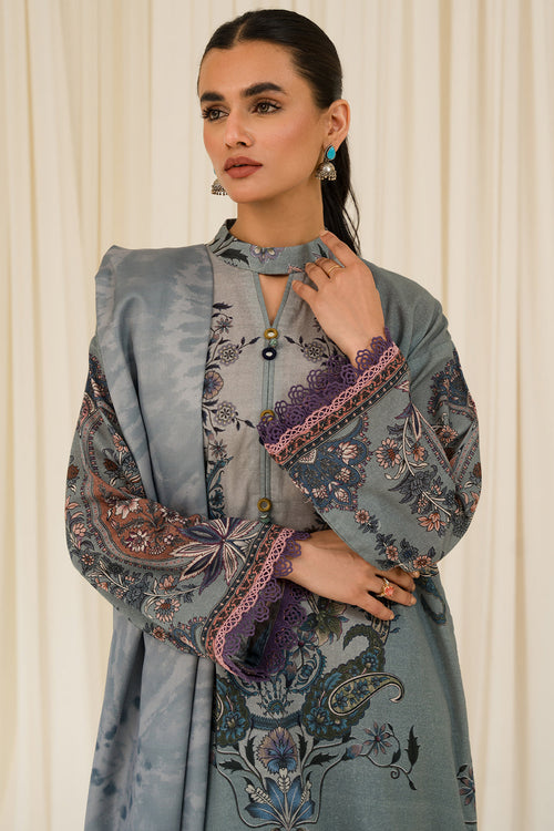 2 Piece - Digital Printed Khaddar Suit U0971