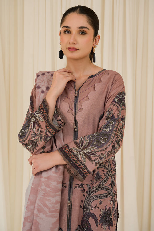 2 Piece - Digital Printed Khaddar Suit U0971A (SO)