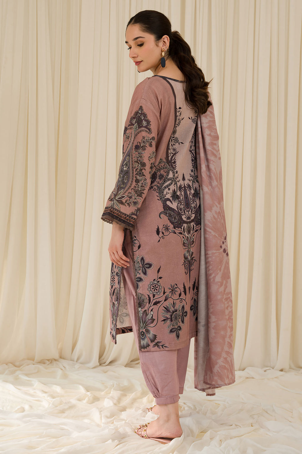 2 Piece - Digital Printed Khaddar Suit U0971A (SO)