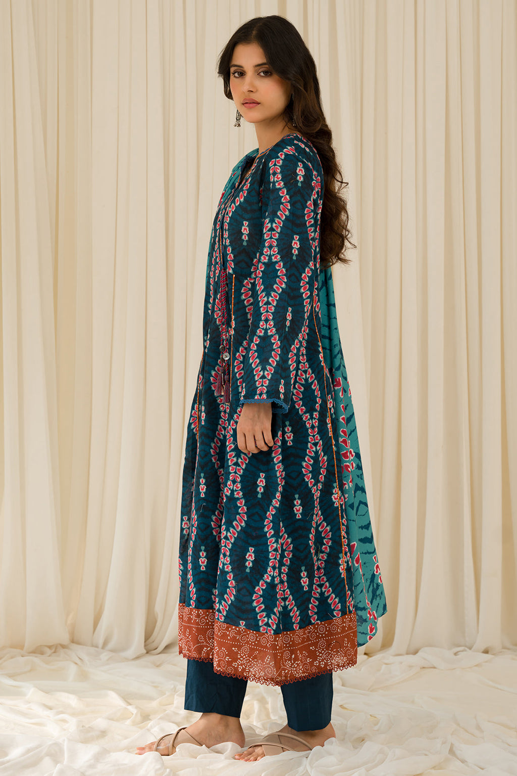 2 Piece - Digital Printed Khaddar Suit U0974 (SO)