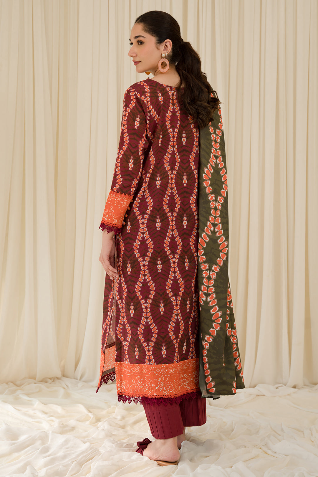 2 Piece - Digital Printed Khaddar Suit U0974A  (SO)