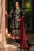 3 Piece -Embroidered Viscose Jacquard Suit U1013 