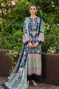 3 Piece -Embroidered Khaddar Suit U1015